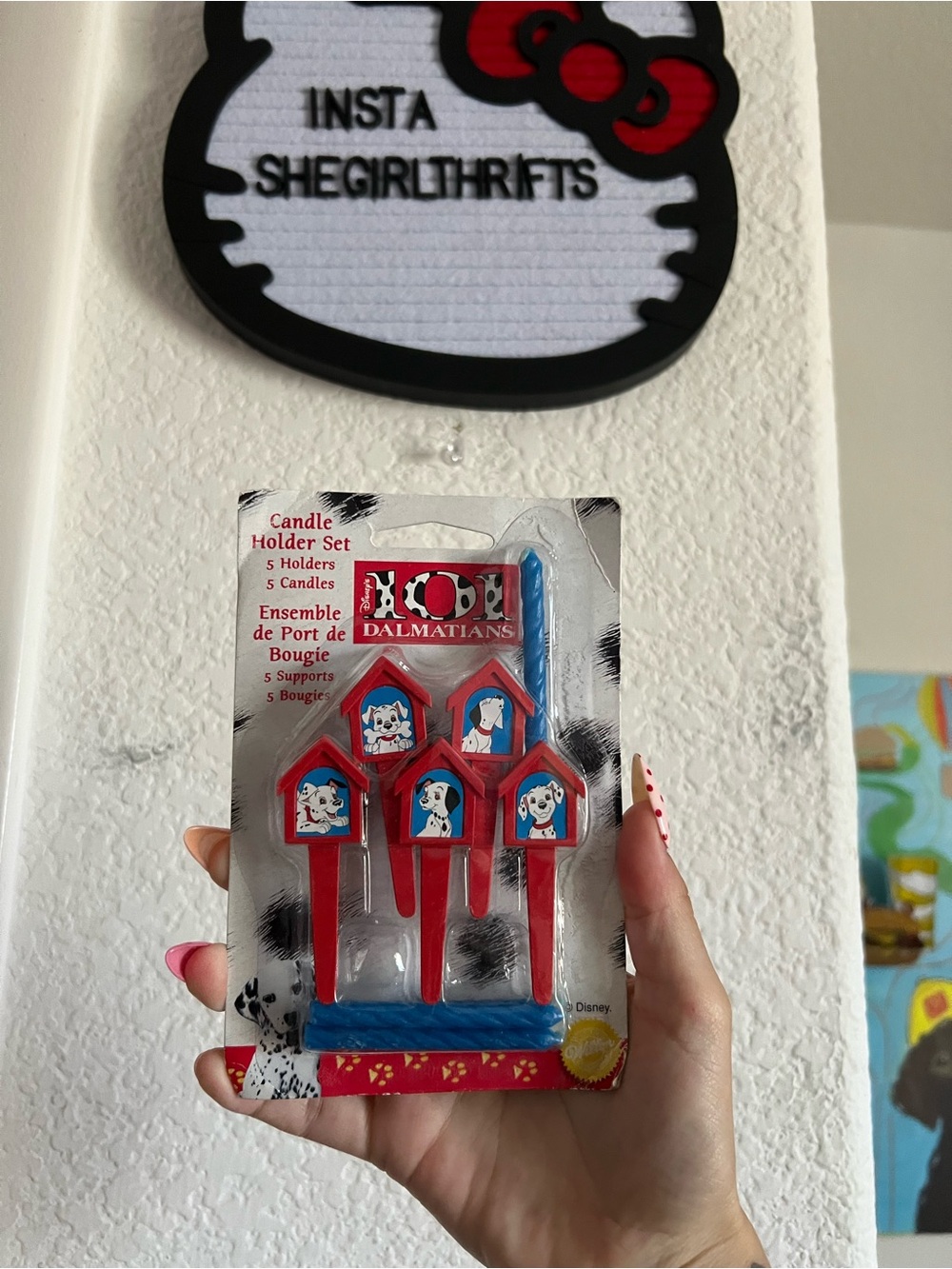 101 dalmatians candle set